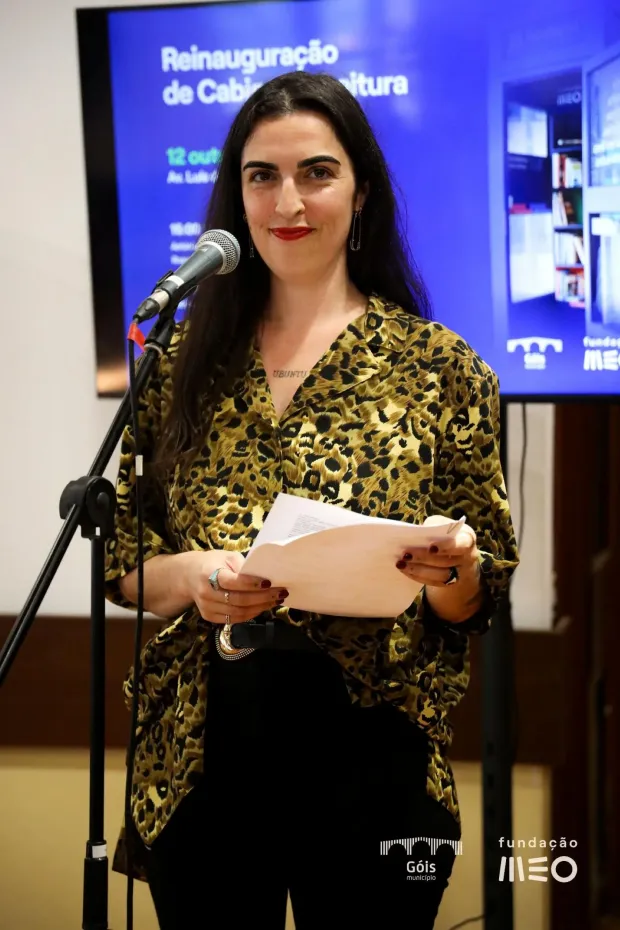 Coordenadora da Biblioteca Municipal António Francisco Barata, Ana Marques de Sá